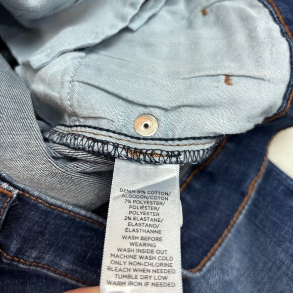 LOFT Jeans 28/6 Skinny Crop Mid-Rise Medium Wash Stretch Women's - Picture 13 of 13